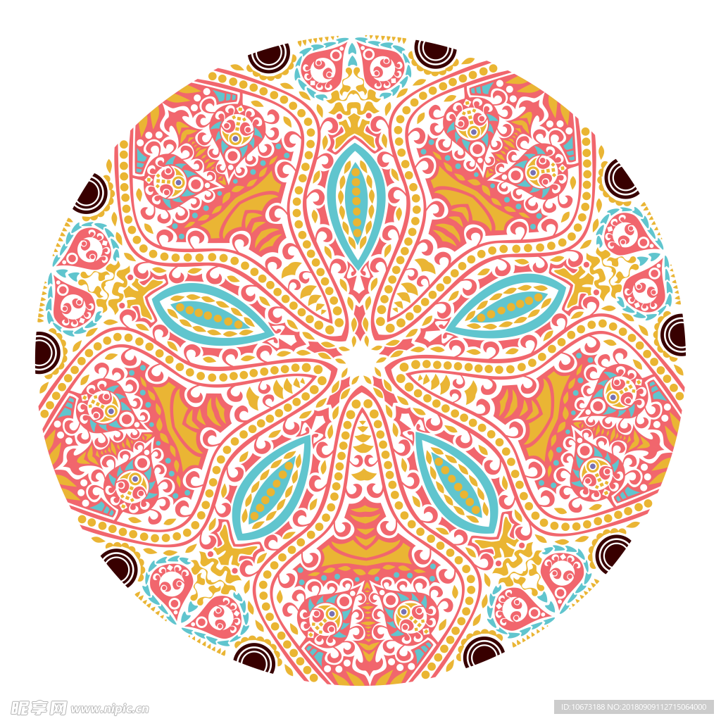 透明底花纹