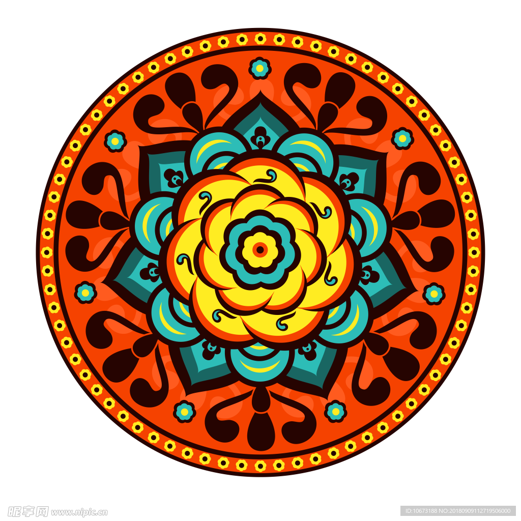 透明底花纹