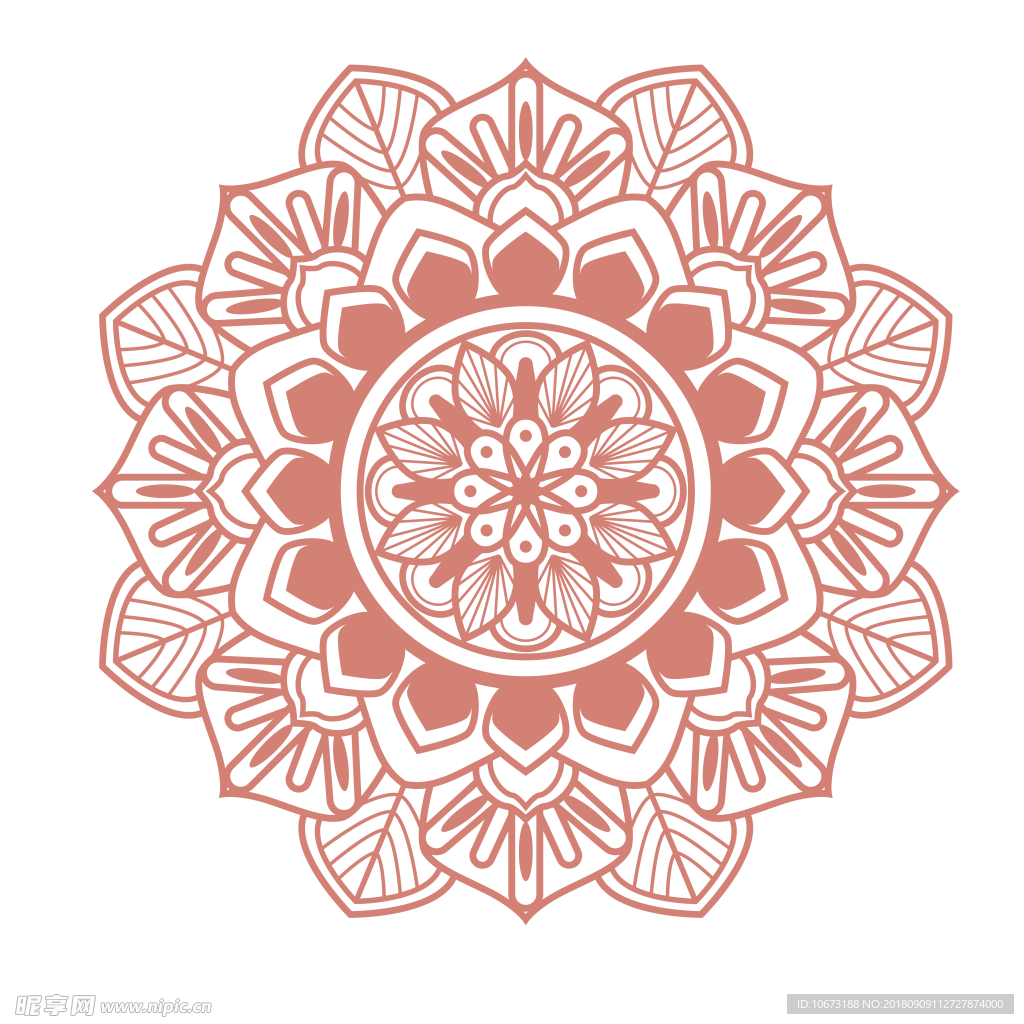 透明底花纹