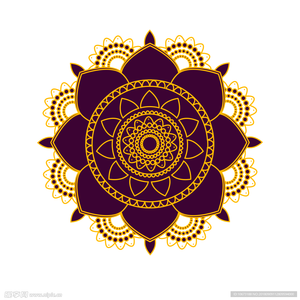 透明底花纹