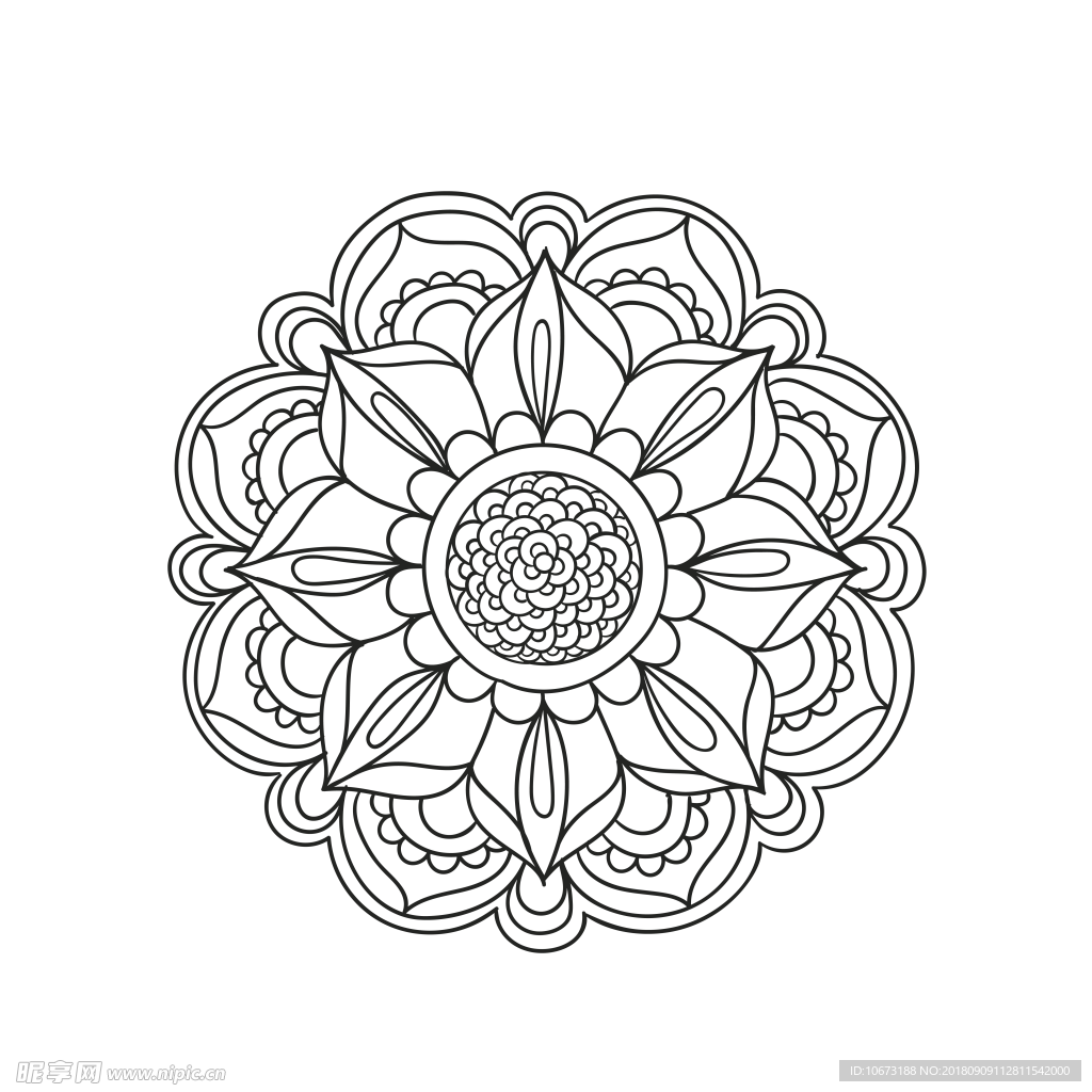 透明底花纹