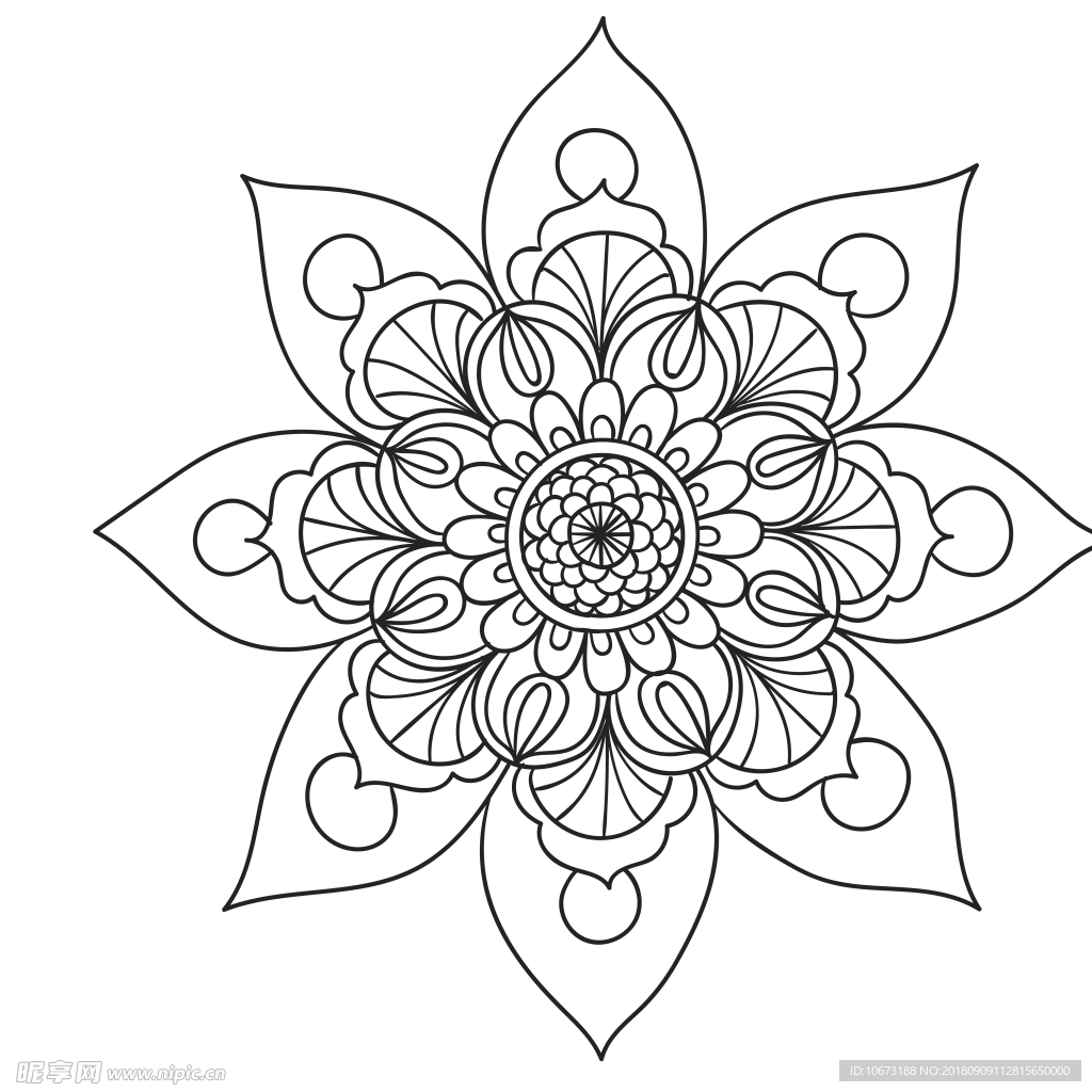 透明底花纹
