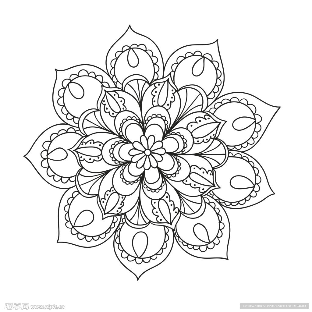 透明底花纹