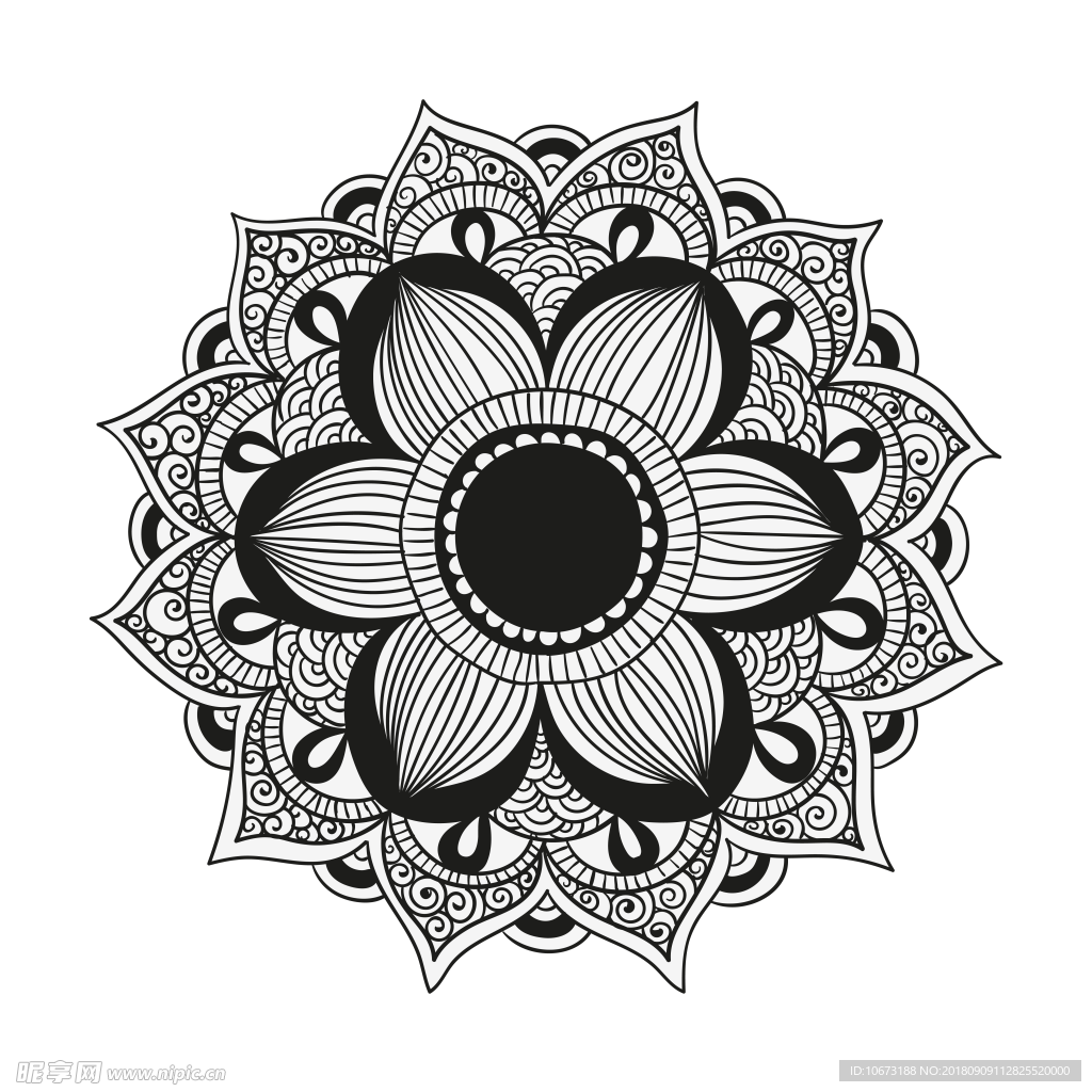透明底花纹