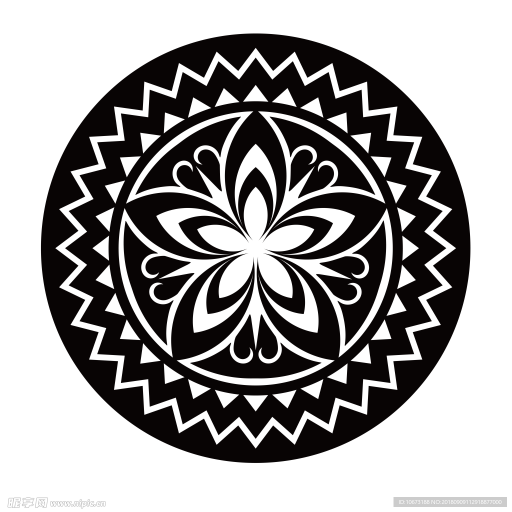 透明底花纹