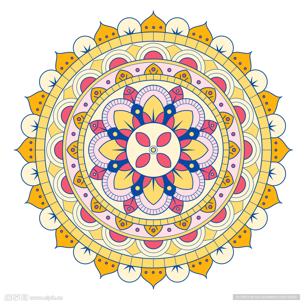 透明底花纹