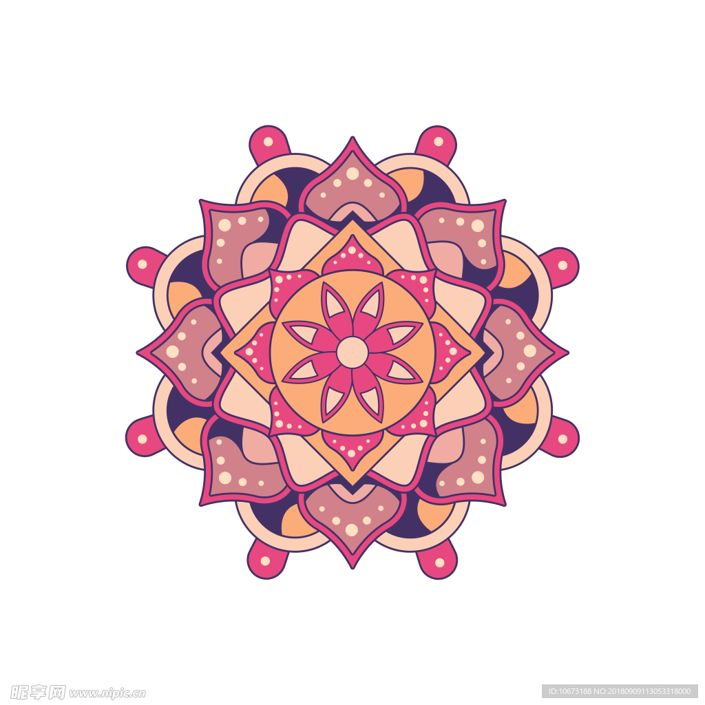透明底花纹