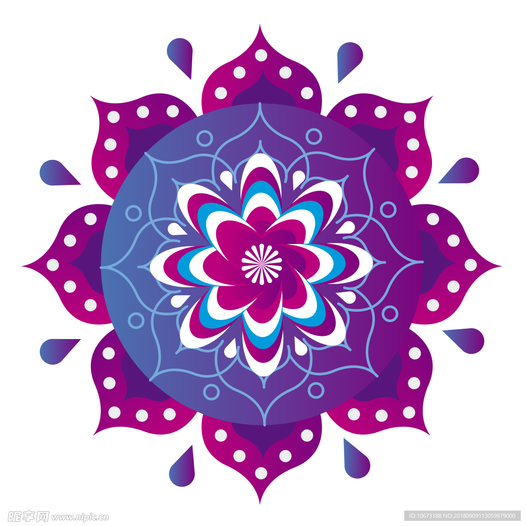 透明底花纹