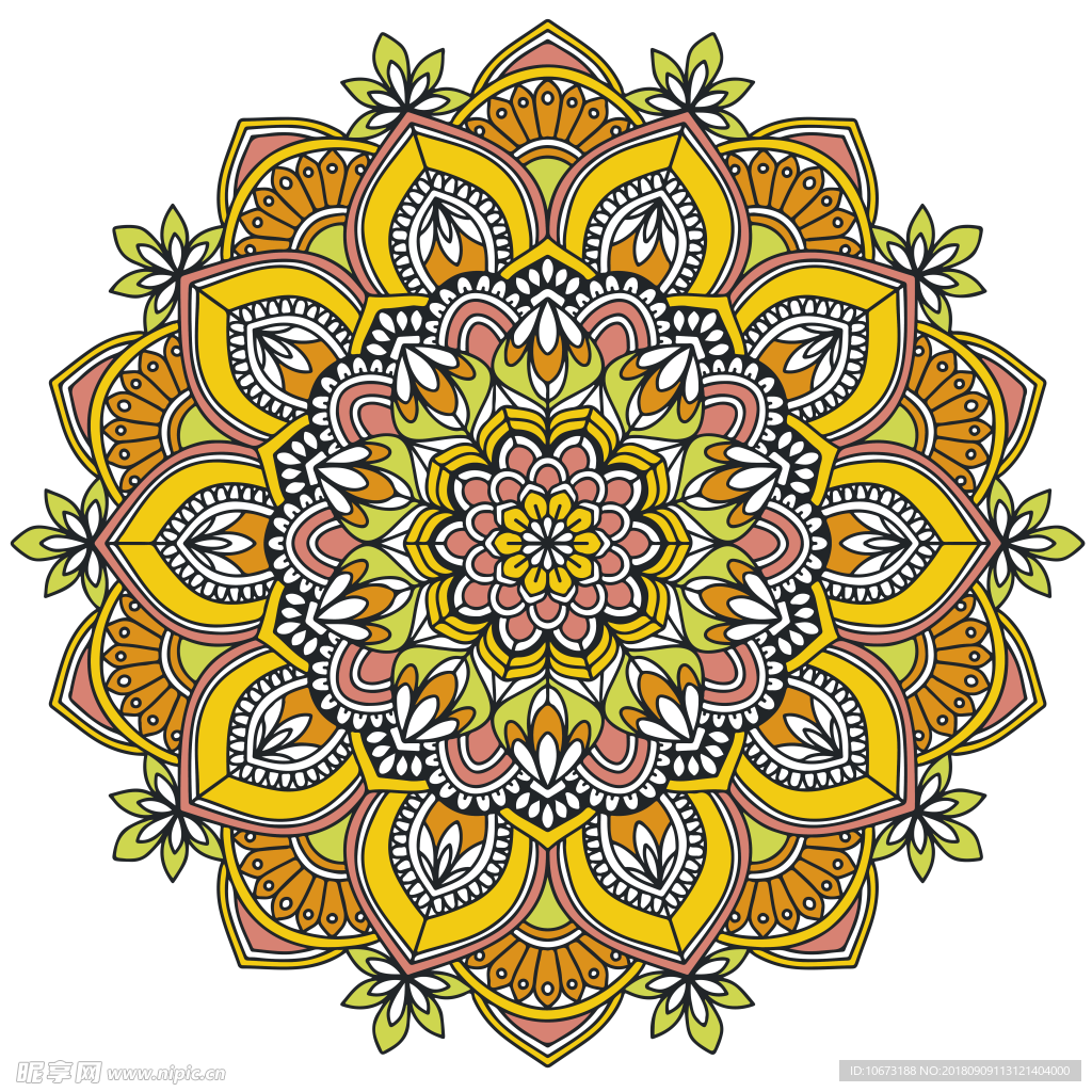 透明底花纹
