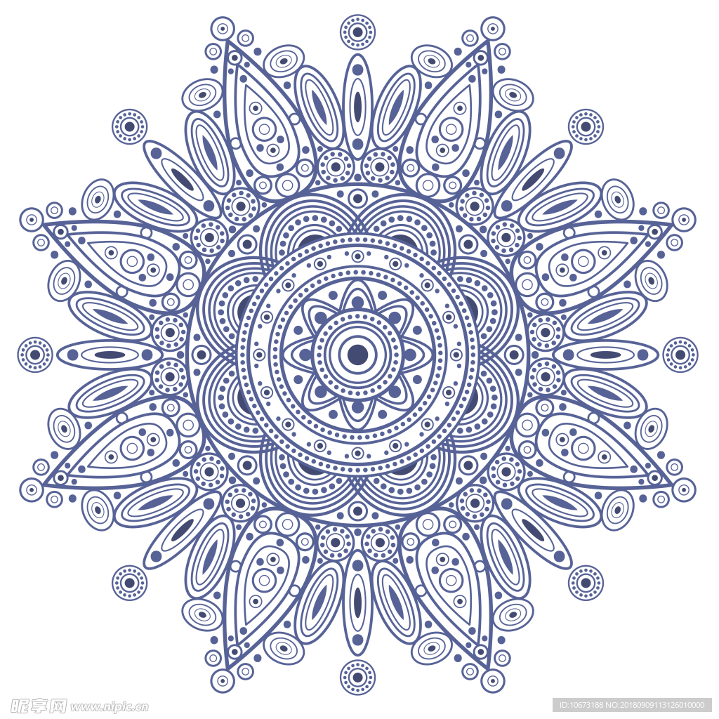 透明底花纹