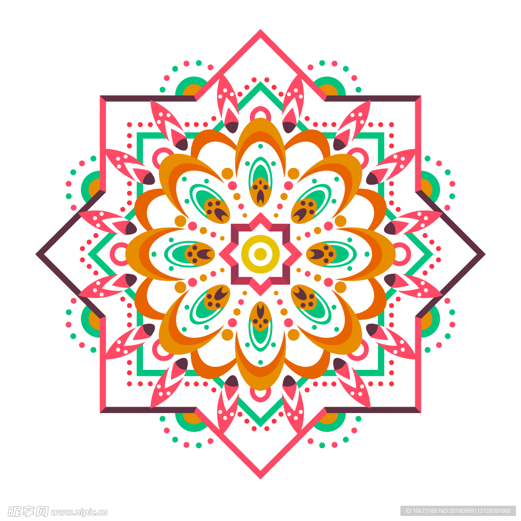 透明底花纹