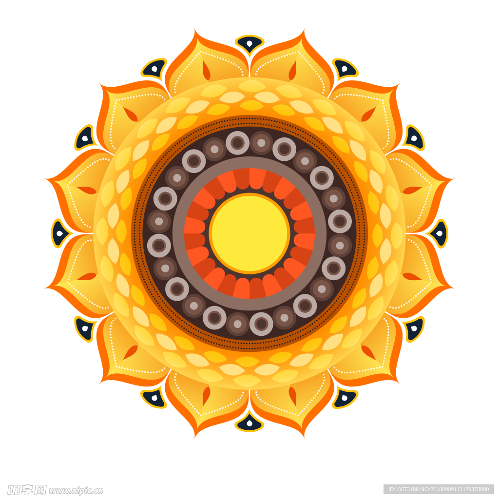 透明底花纹