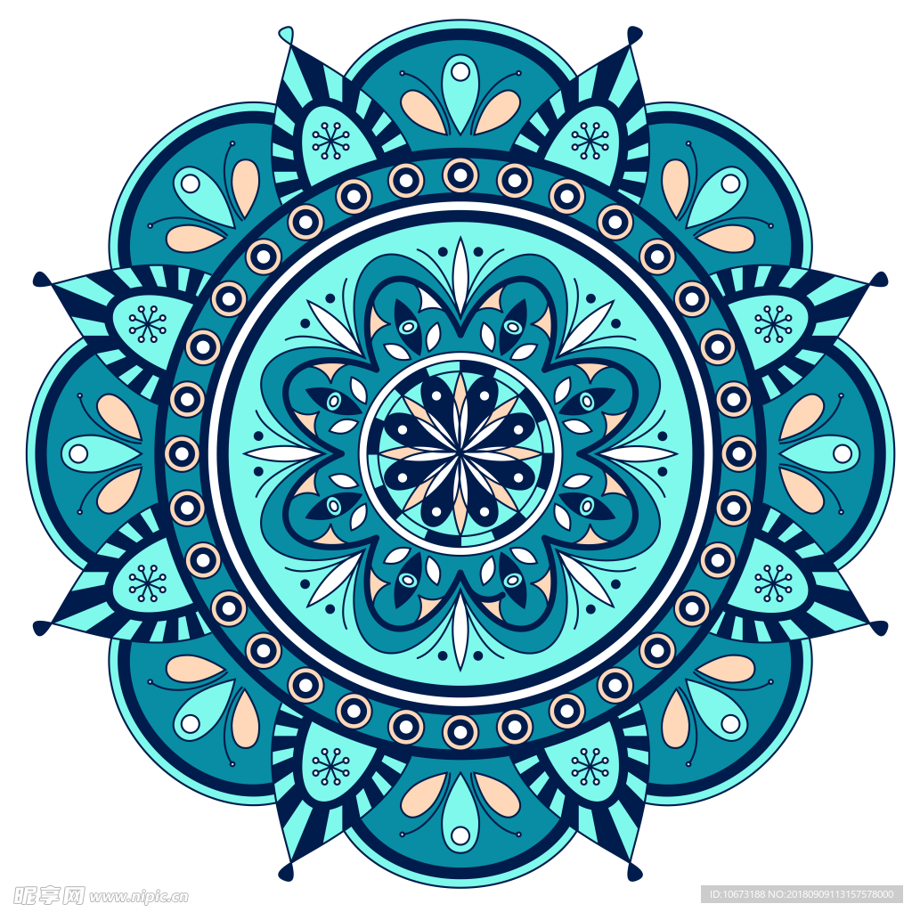 透明底花纹