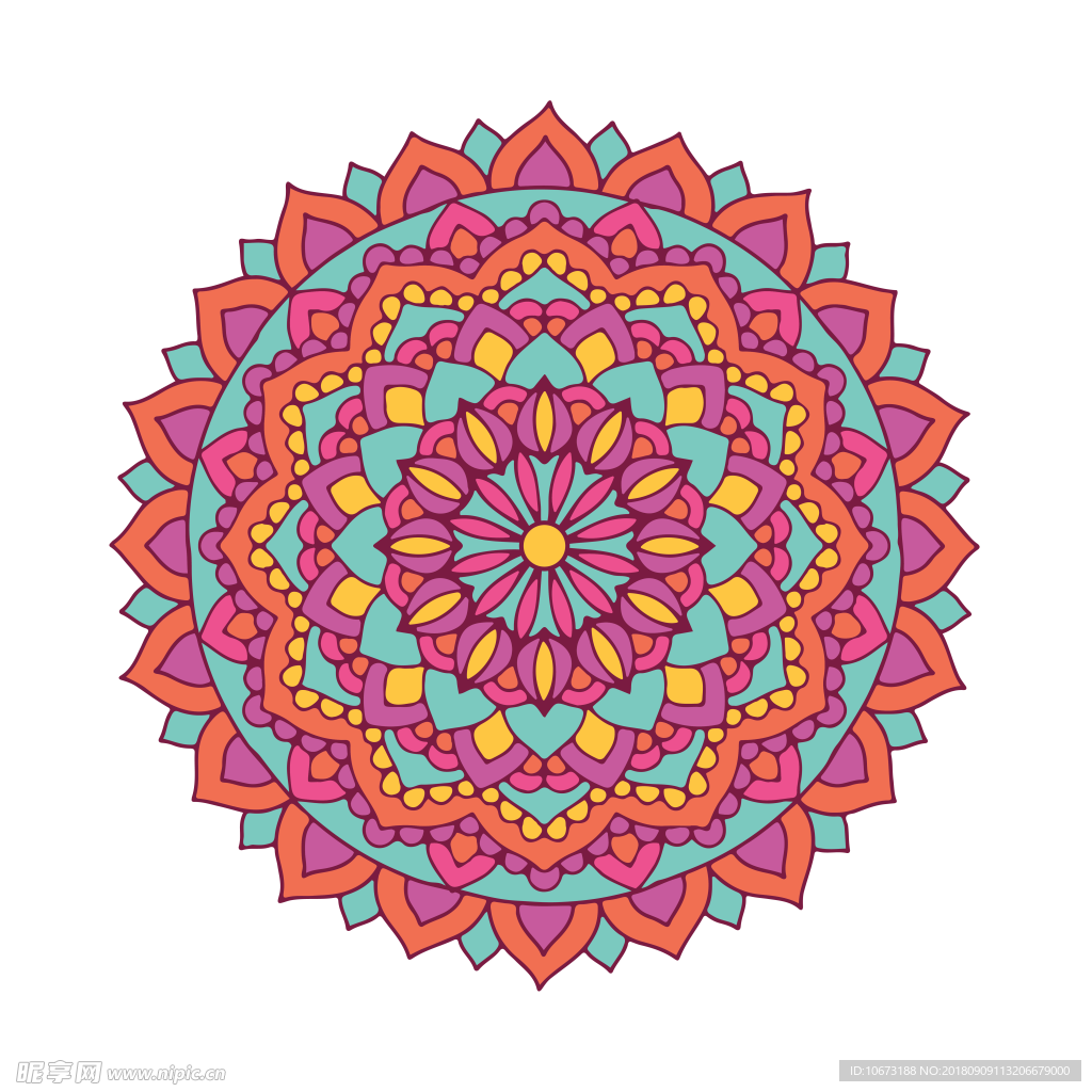 透明底花纹