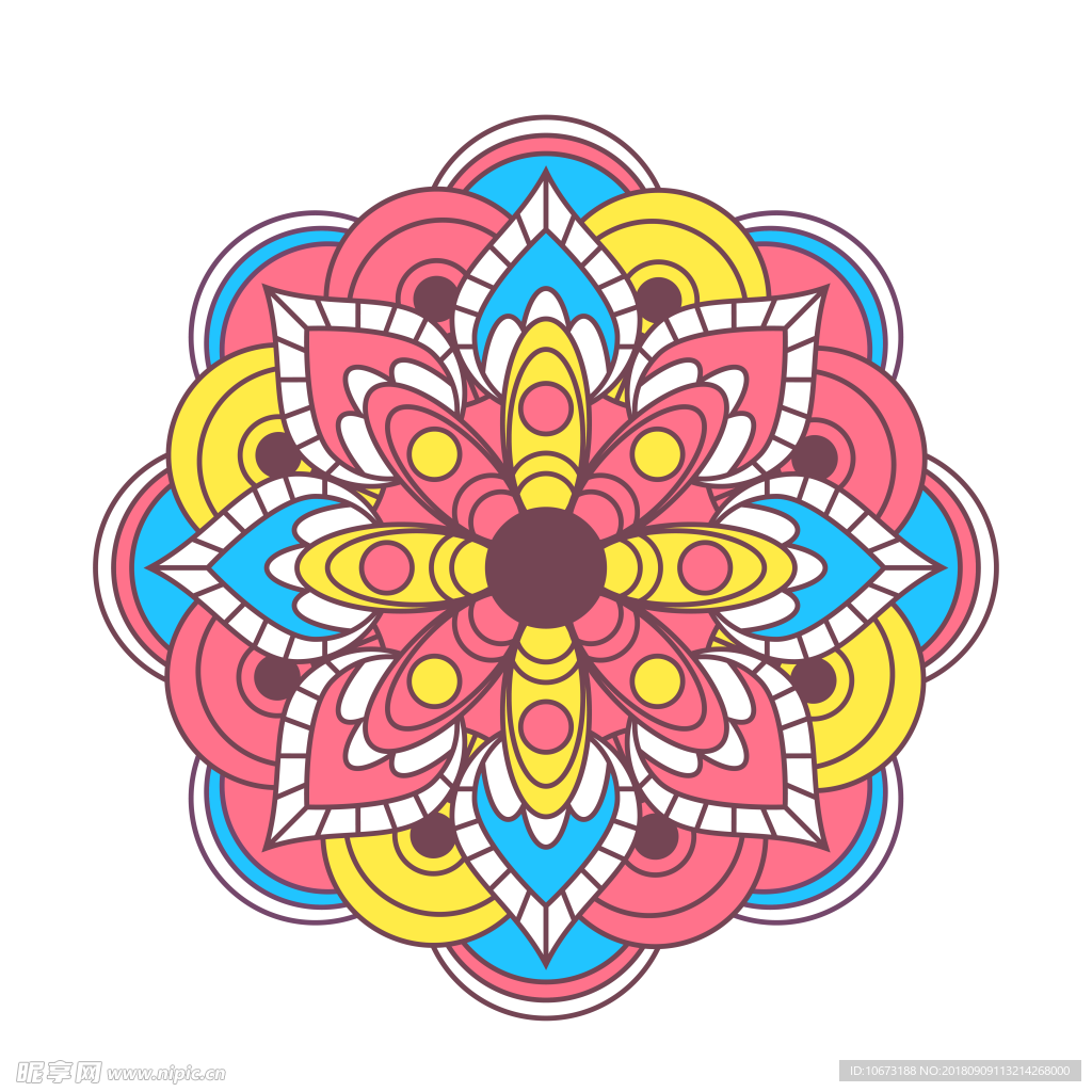 透明底花纹
