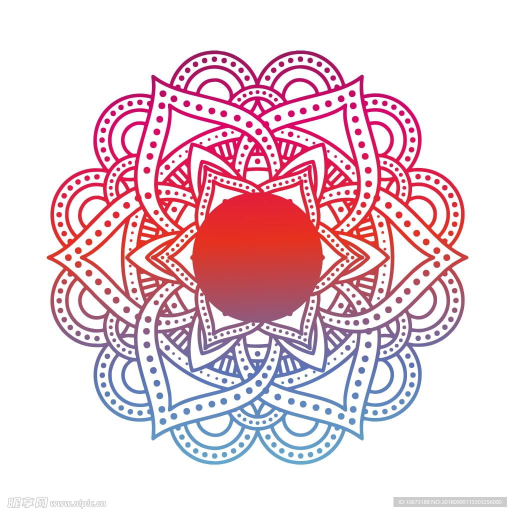 透明底花纹