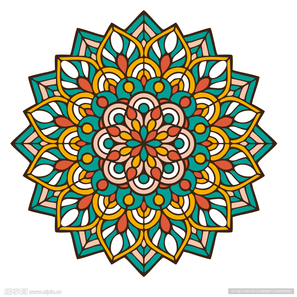 透明底花纹
