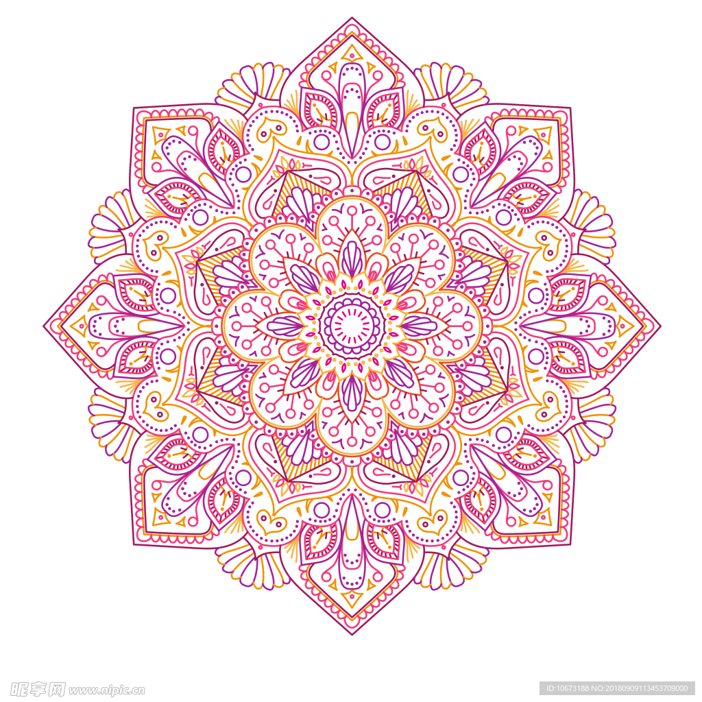 透明底花纹