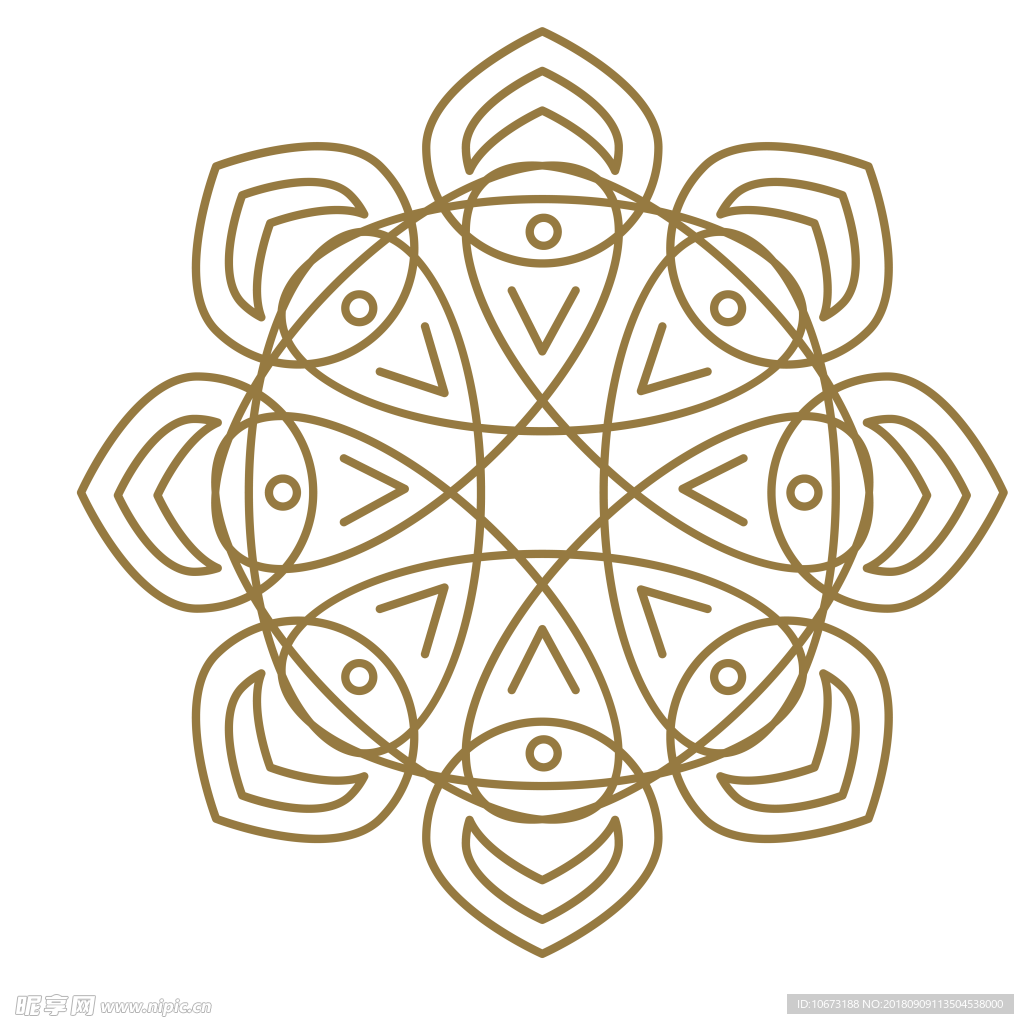 透明底花纹