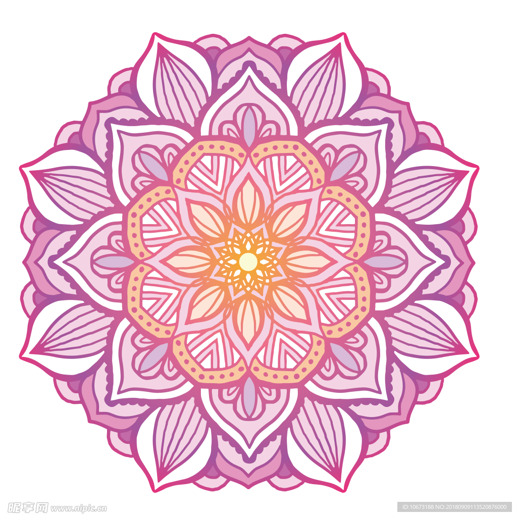 透明底花纹