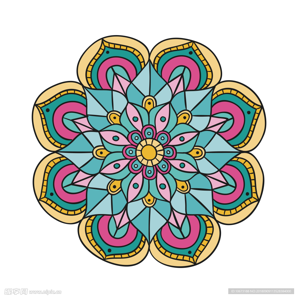 透明底花纹