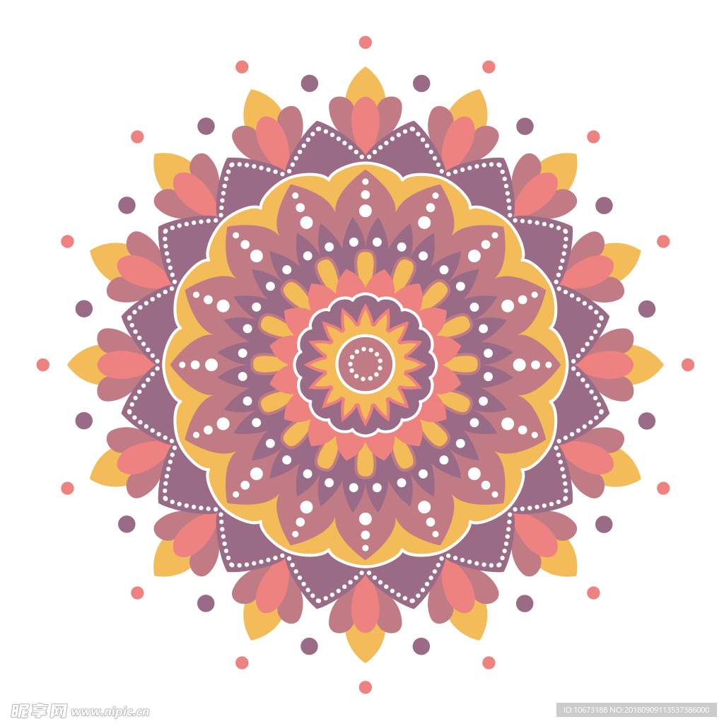 透明底花纹