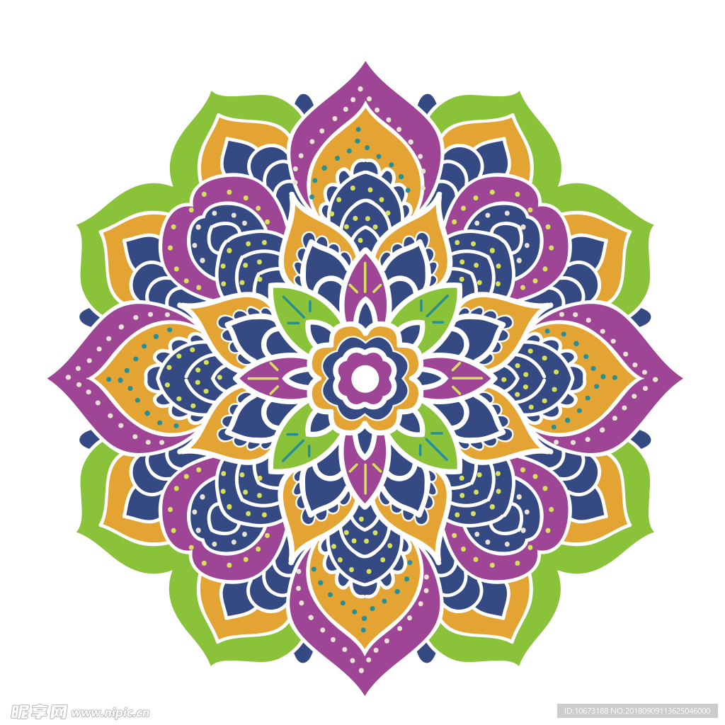 透明底花纹