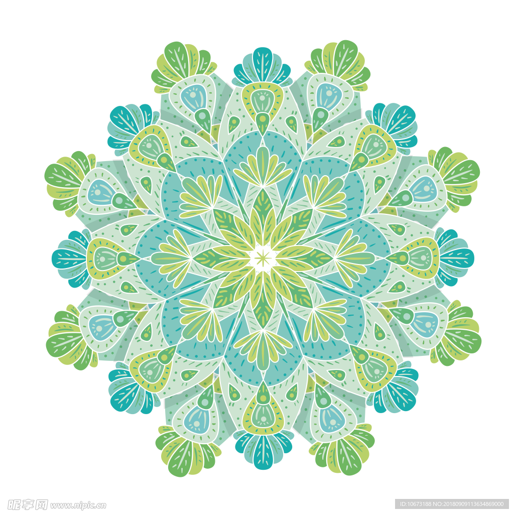 透明底花纹