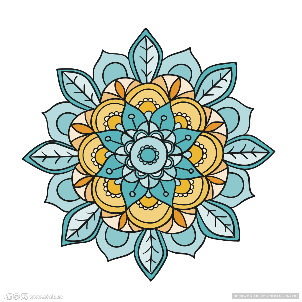 透明底花纹