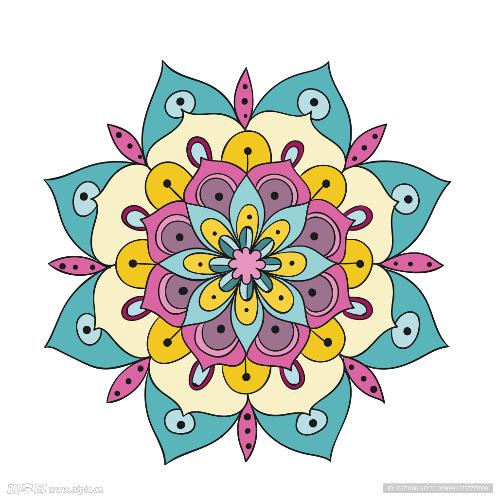 透明底花纹