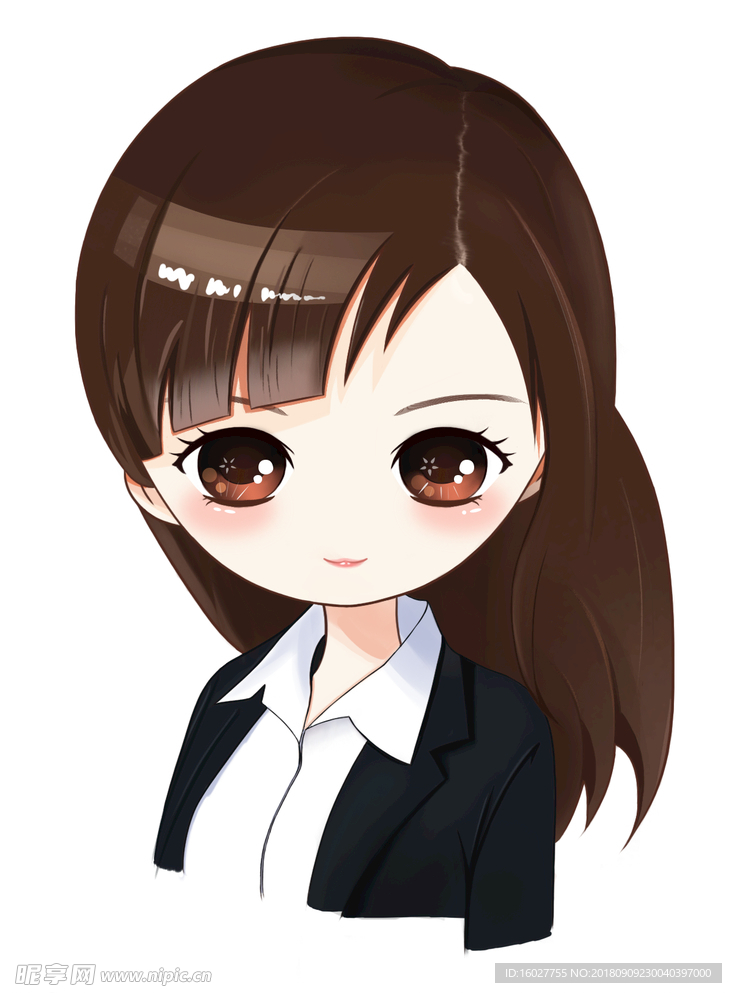 Q版手绘女孩