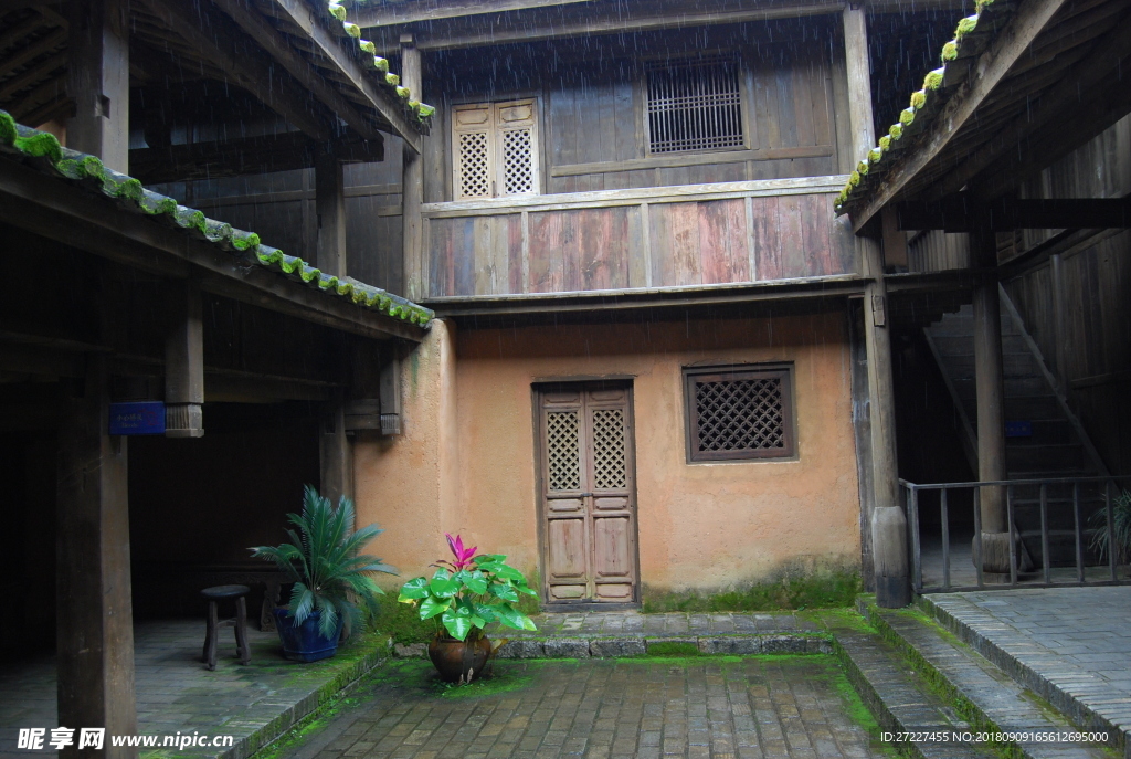 西双版纳 茶马古道 仿制 古建