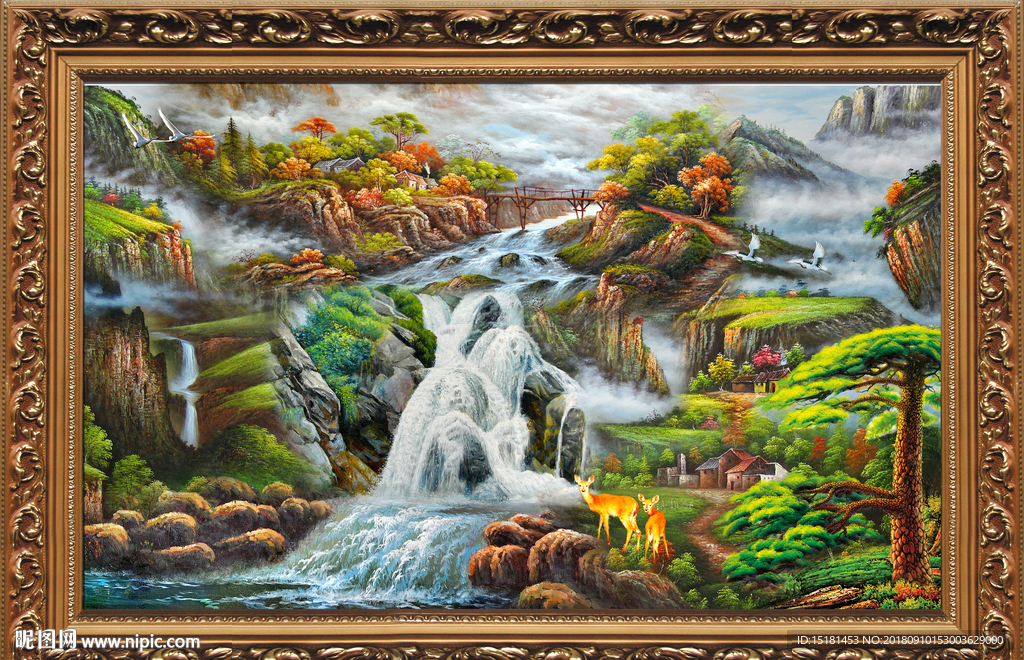 油画风景