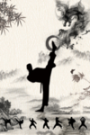 武术李小龙 飞毛腿素材