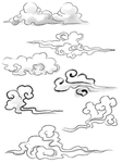 中式文化祥云元素