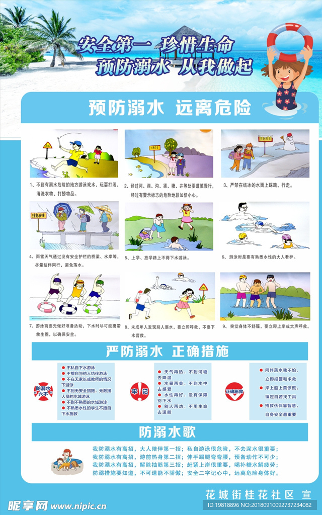 防溺水宣传栏