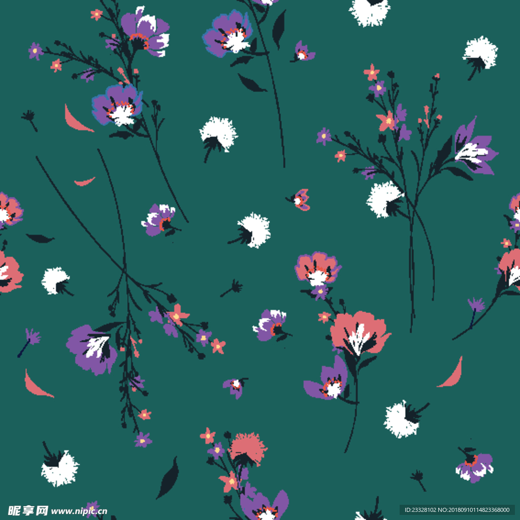 服饰印花图案