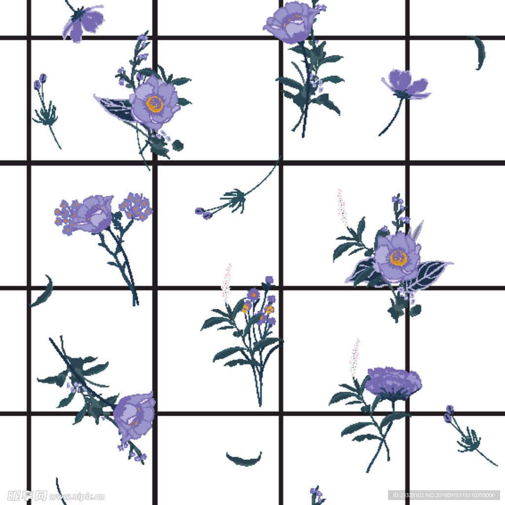 服饰印花图案