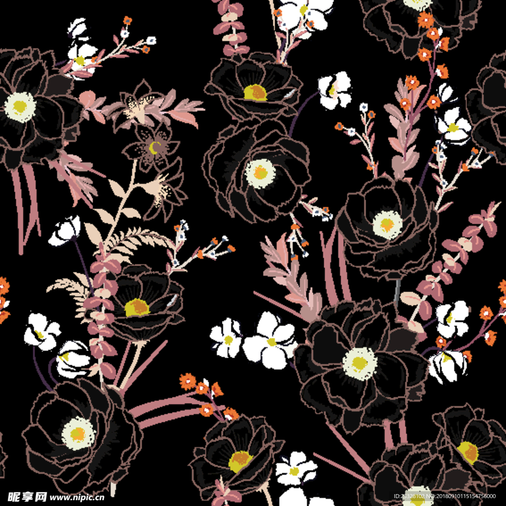 服饰印花图案