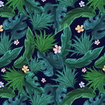 植物印花图案