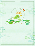 中式荷叶素材 荷花素材 中式素