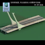 桥 拱桥 桥模型 3D桥模型