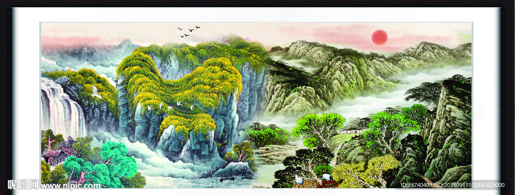 国画山水