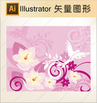 古典 花纹 背景 花边 复古