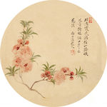 圆形装饰画 新中式装饰画 餐厅
