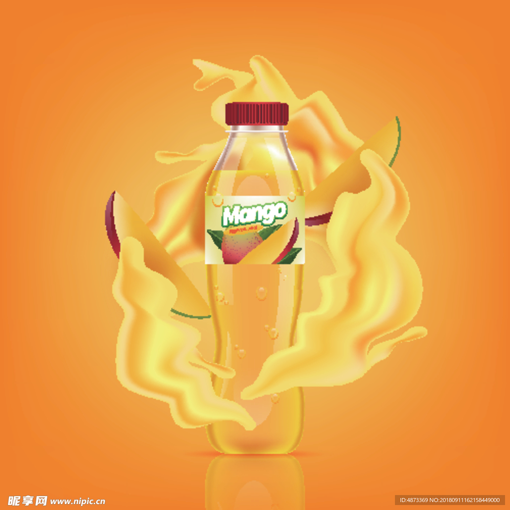 芒果汁广告