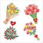 花束矢量素材