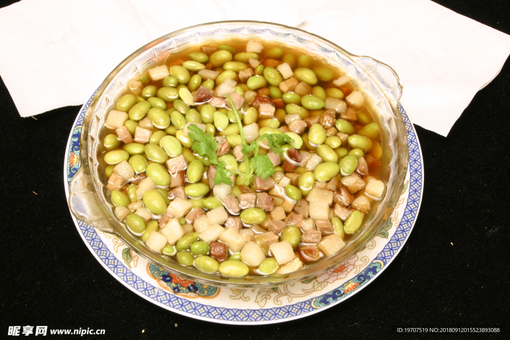 蒸青豆