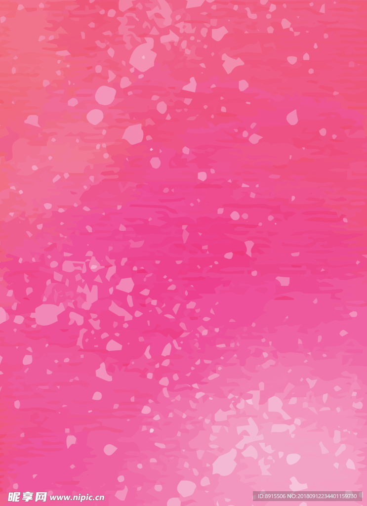 水墨红色