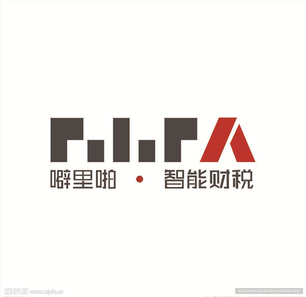 噼里啪智能财税LOGO